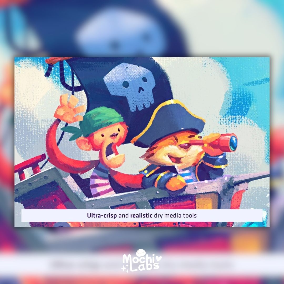 20 Nomad 2.0 – Dry Media Brush Pack for Procreate