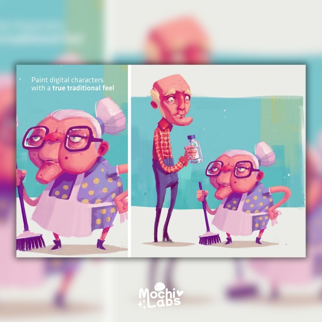 20 Nomad 2.0 – Dry Media Brush Pack for Procreate