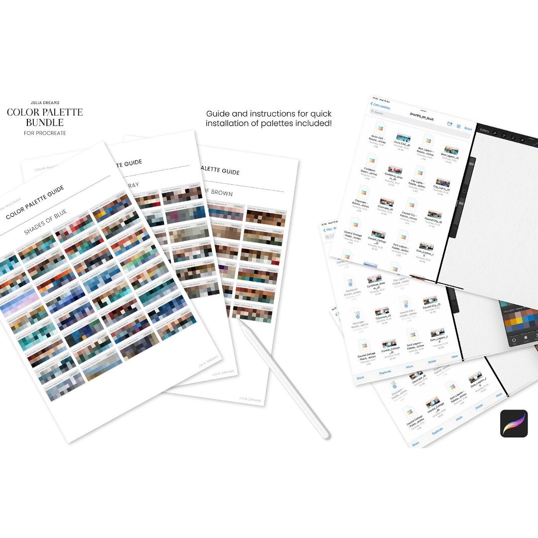 234 Color Palette Bundle for Procreate