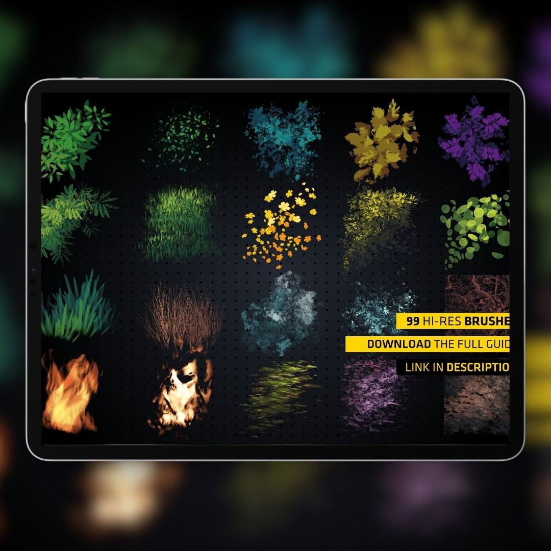 99 Nature Master Brush Set for Procreate