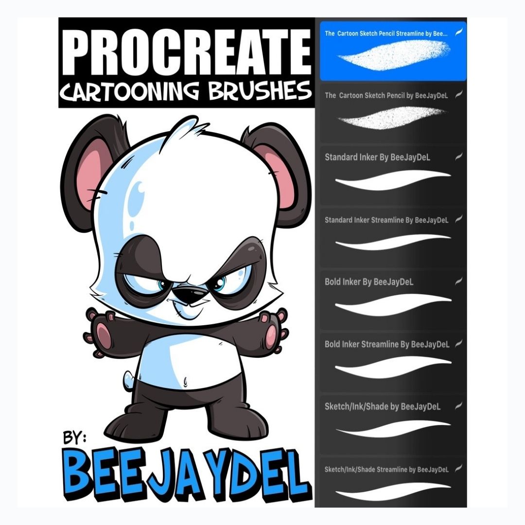 Procreate Cartooning Brush Set