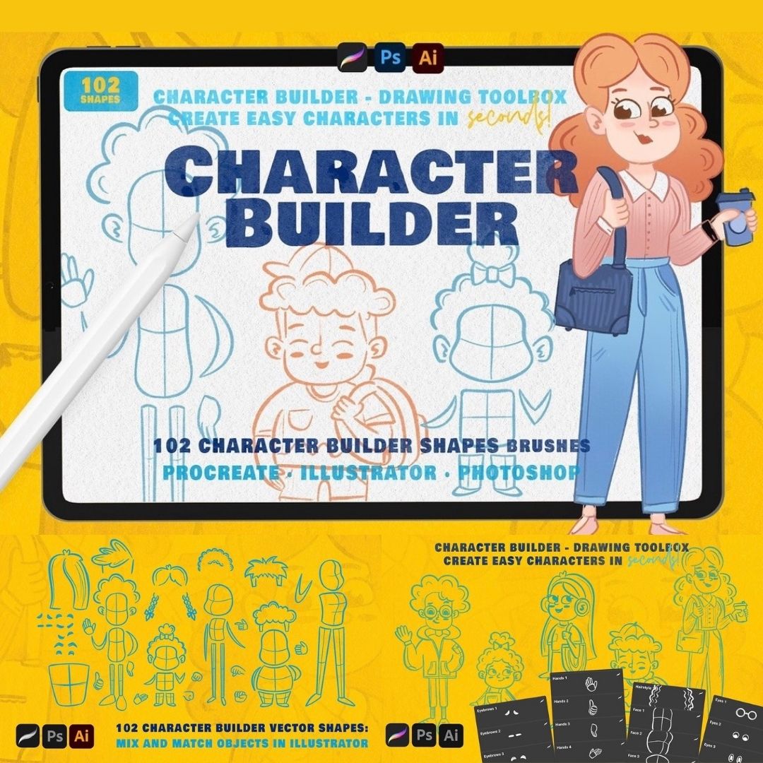 102 Character Builder Drawing Toolkit