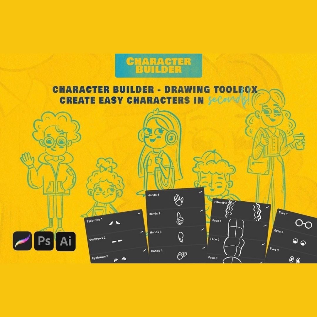 102 Character Builder Drawing Toolkit