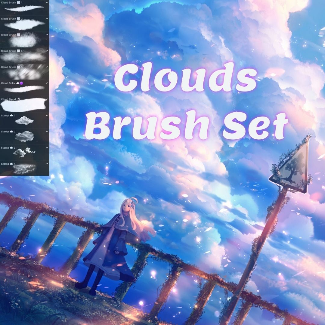 Clouds Brush Set for Procreate