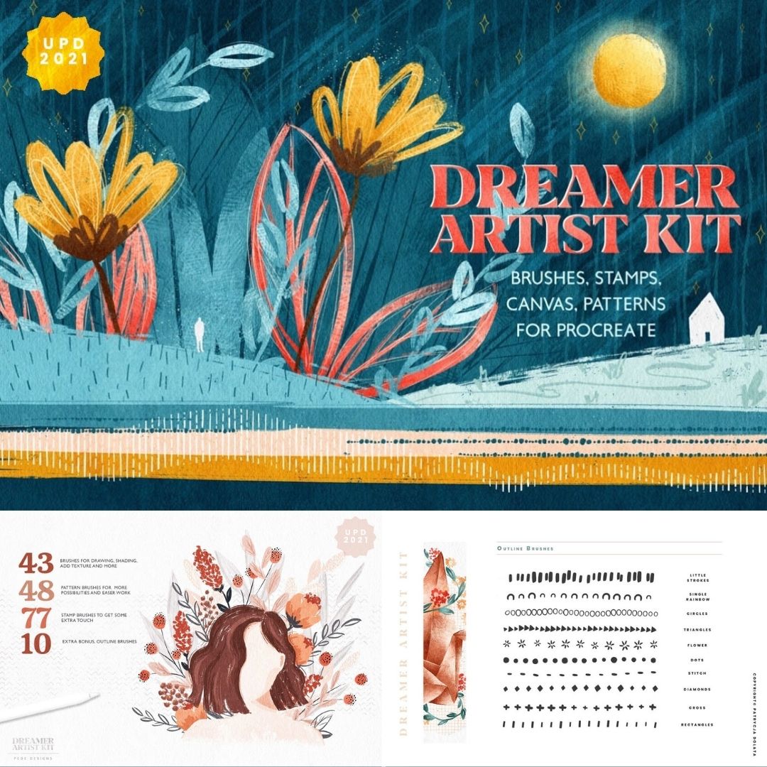 178 Dreamer Artist Kit for Procreate
