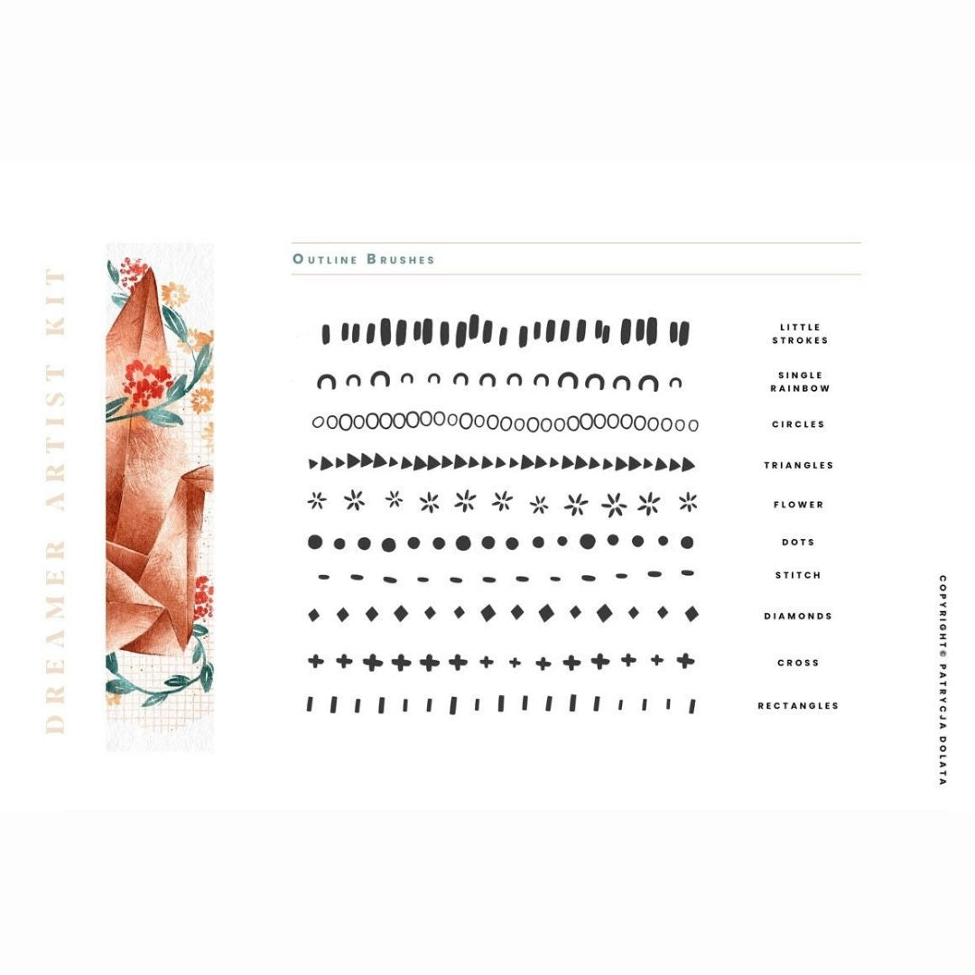 178 Dreamer Artist Kit for Procreate