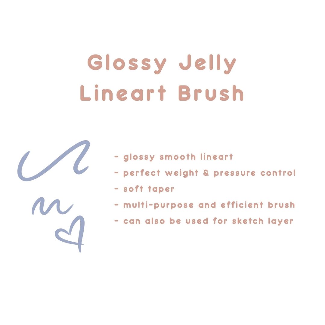 Glossy Jelly Anime Style Brush Set for Procreate