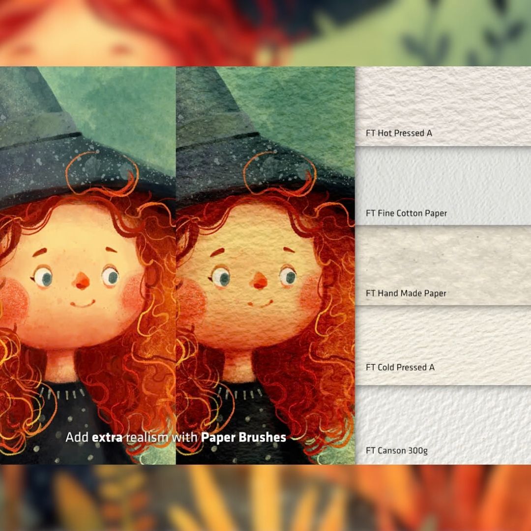 35 Magika Illustration Watercolor Brush Set for Procreate