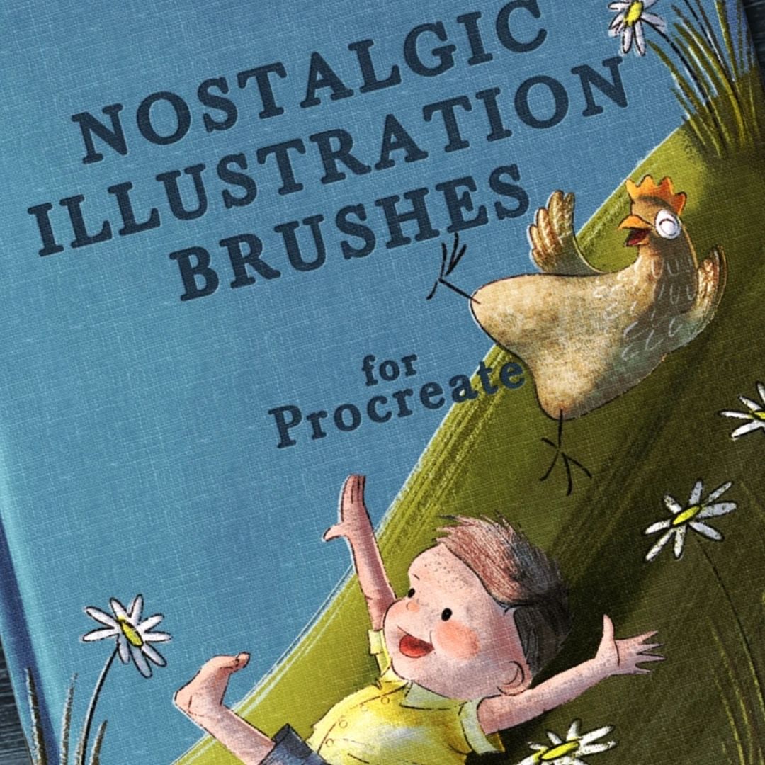 Nostalgic Illustration Brushes for Procreate