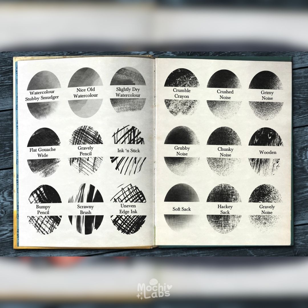 Nostalgic Illustration Brushes for Procreate