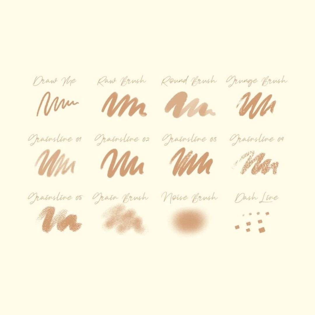 Procreate Illustration Brush Set – Cozy Storybook Style