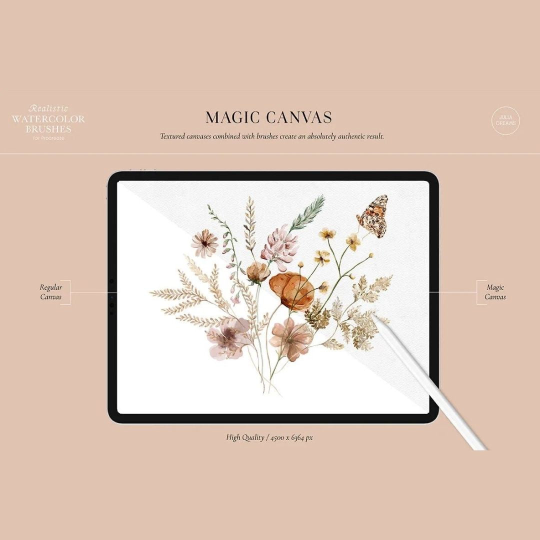 Realistic Watercolor Brushes for Procreate