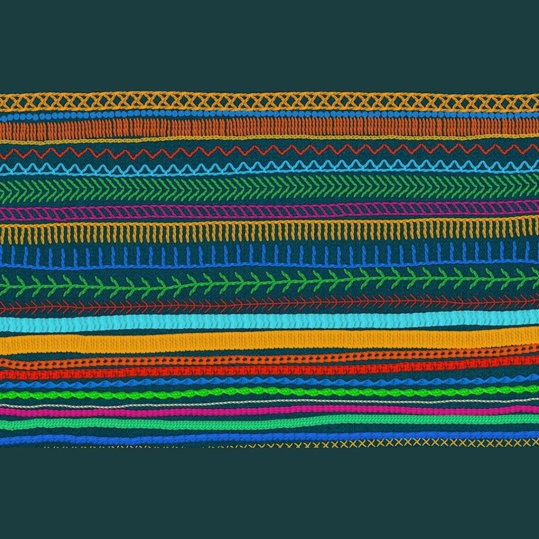 Procreate Sewing Kit – Stitch & Yarn Brushes