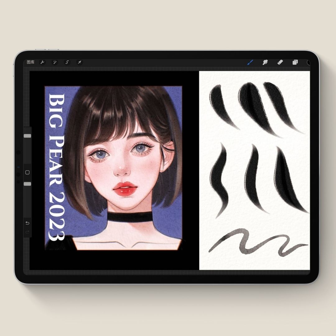 BigPearLiu Brushset Standard for Procreate