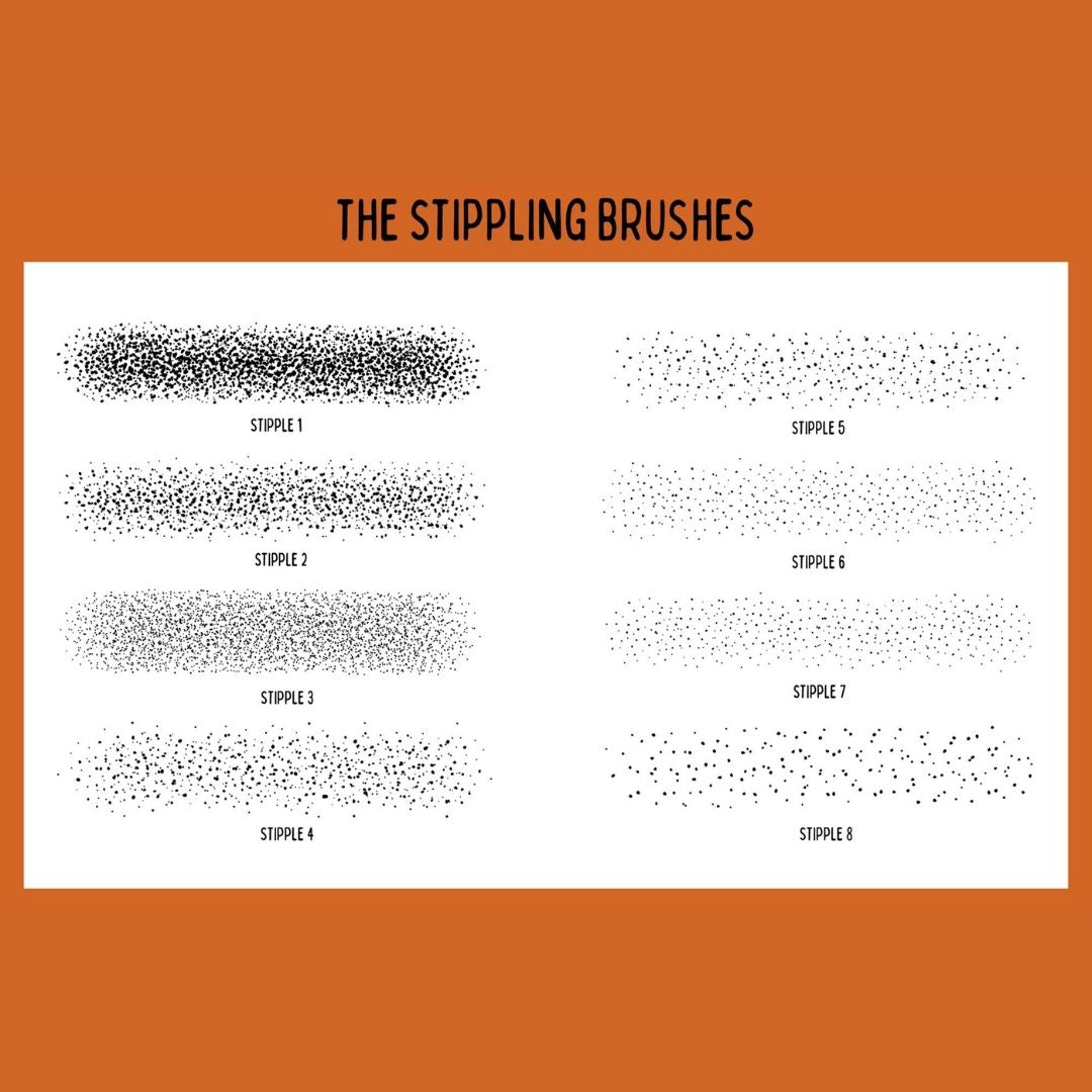 Tattoo Art Stipple Brushes for Procreate