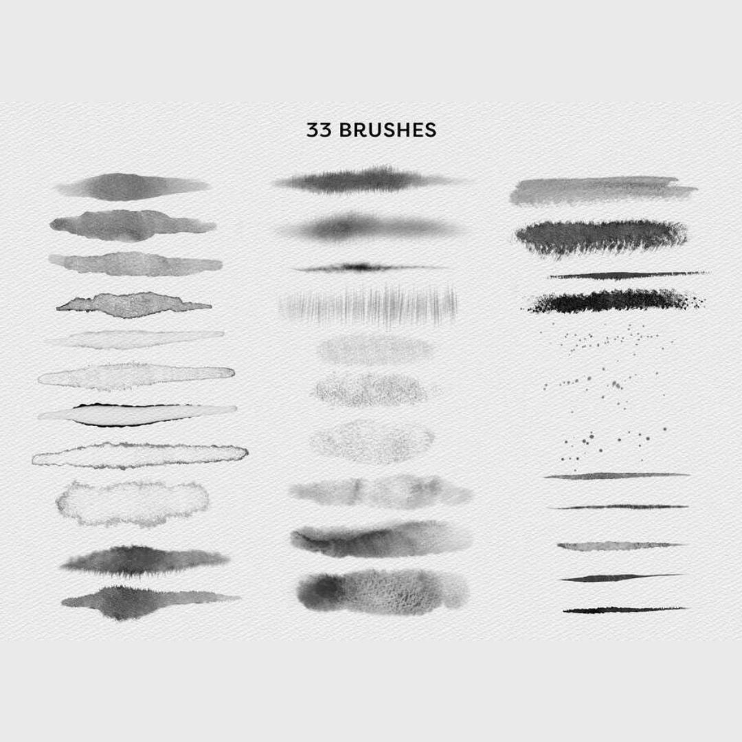 48 Watercolor Brushes for Procreate