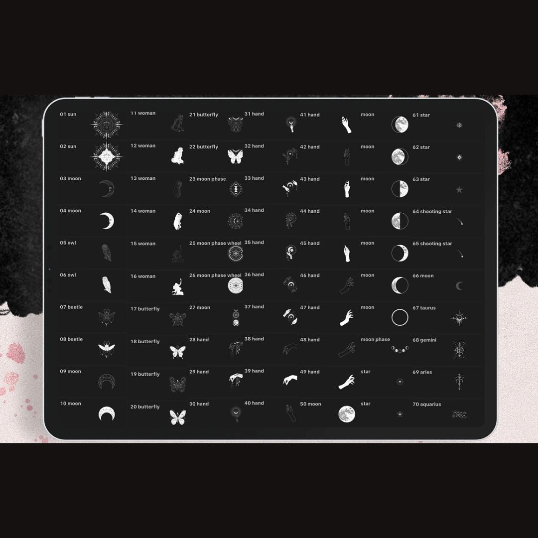 145 Aurelia Mystical Brushes for Procreate