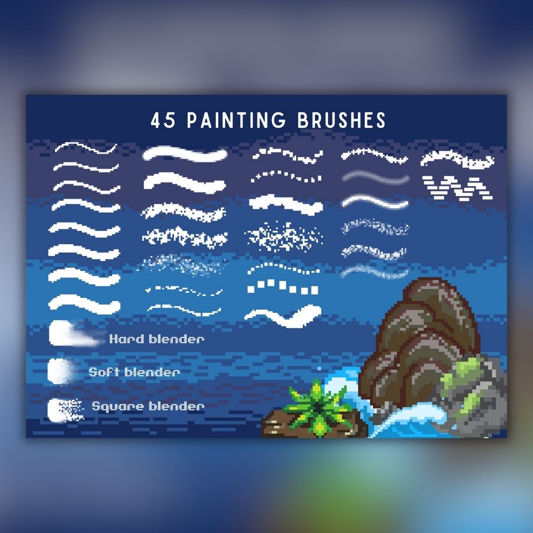 179 All-in Pixel Art Brush Set for Procreate