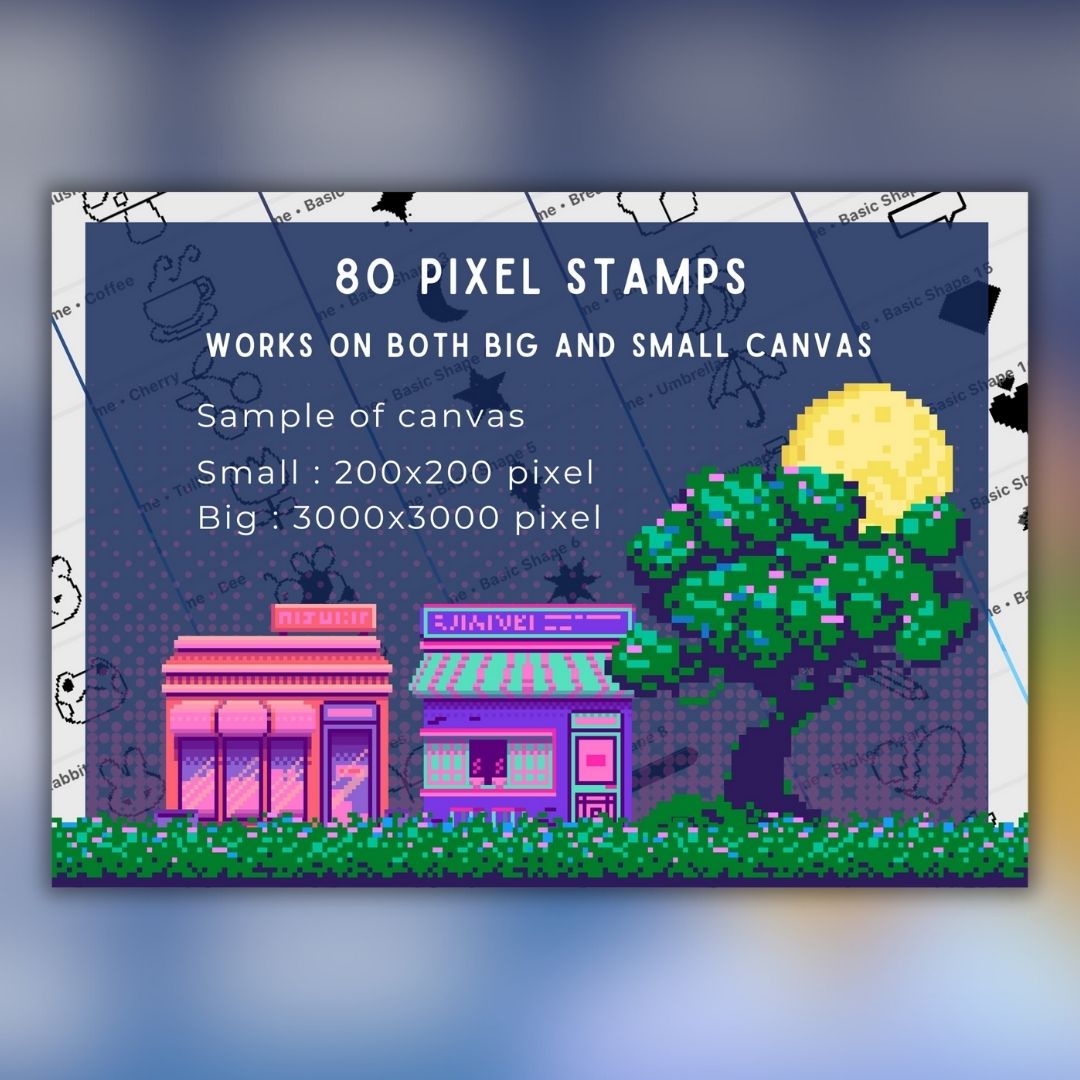 179 All-in Pixel Art Brush Set for Procreate