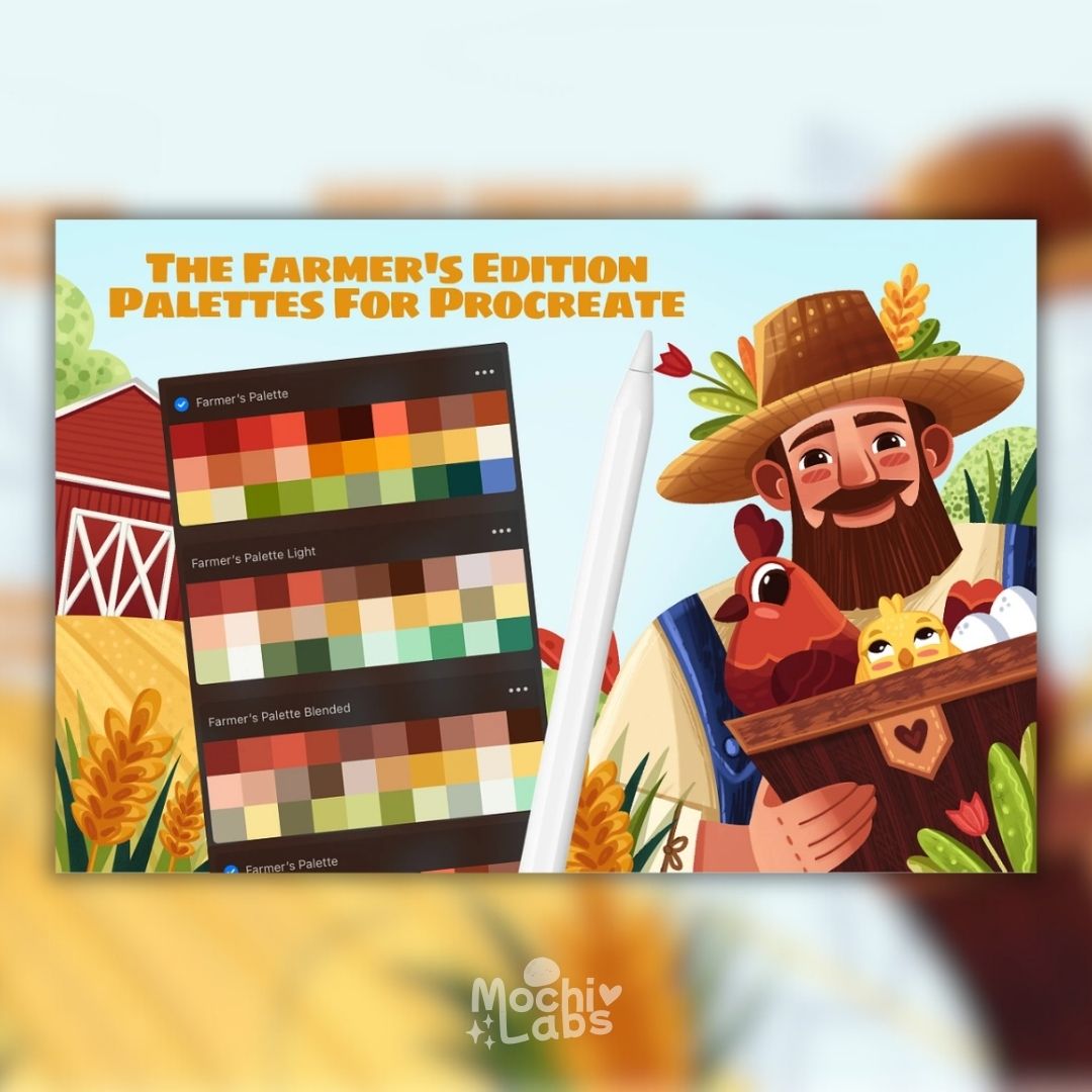 21 The Farmer’s Edition – Illustration Brushes for Procreate