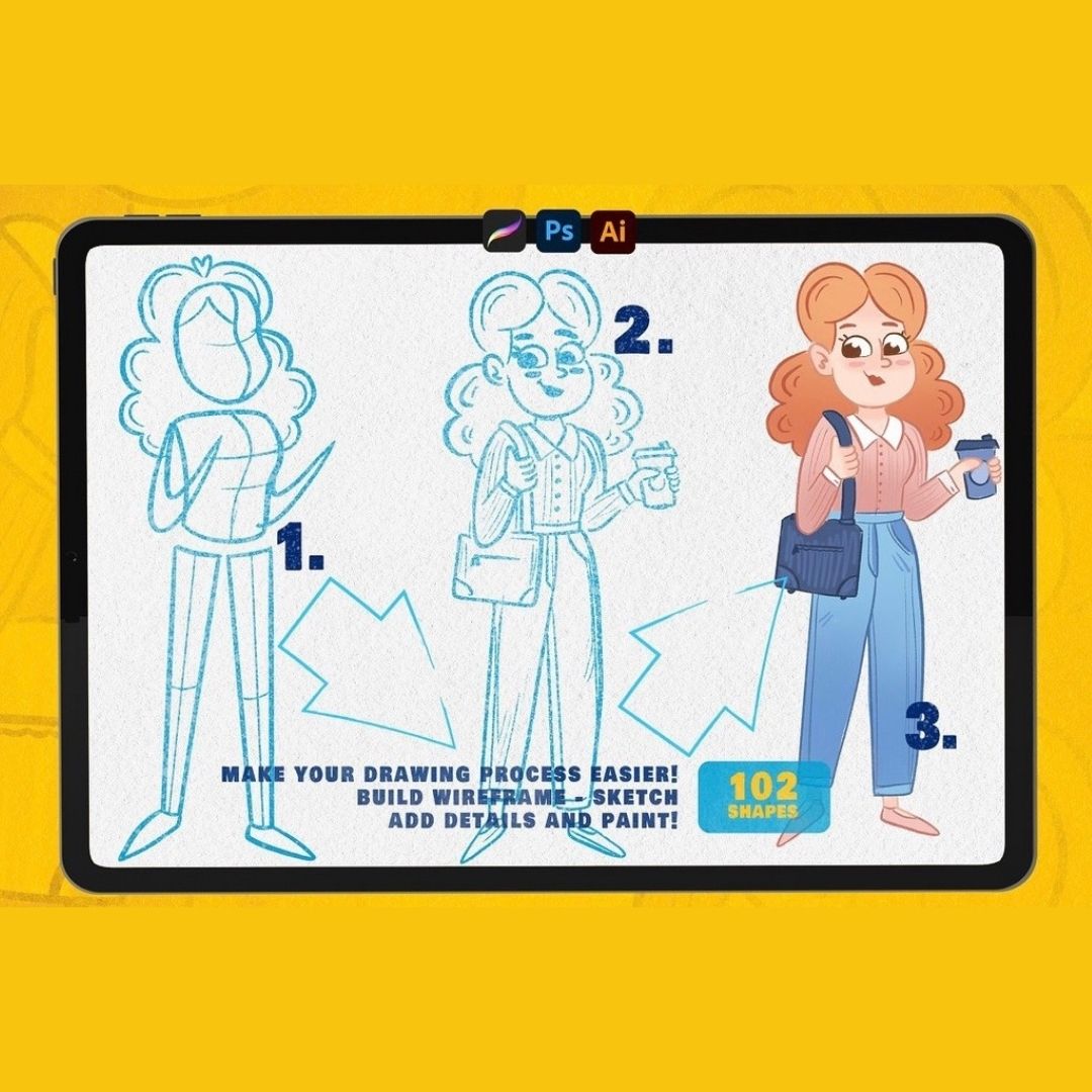 102 Character Builder Drawing Toolkit