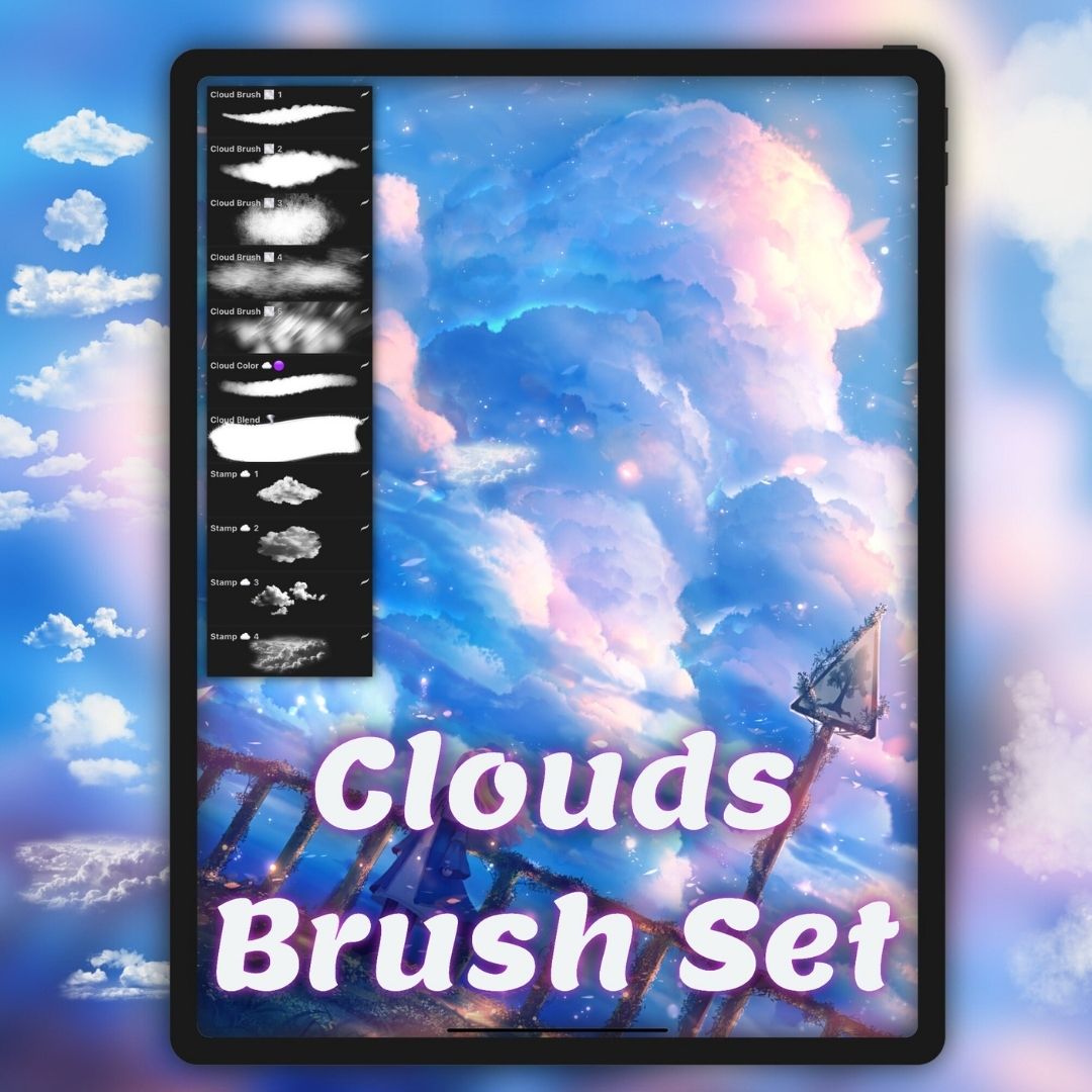 Clouds Brush Set for Procreate