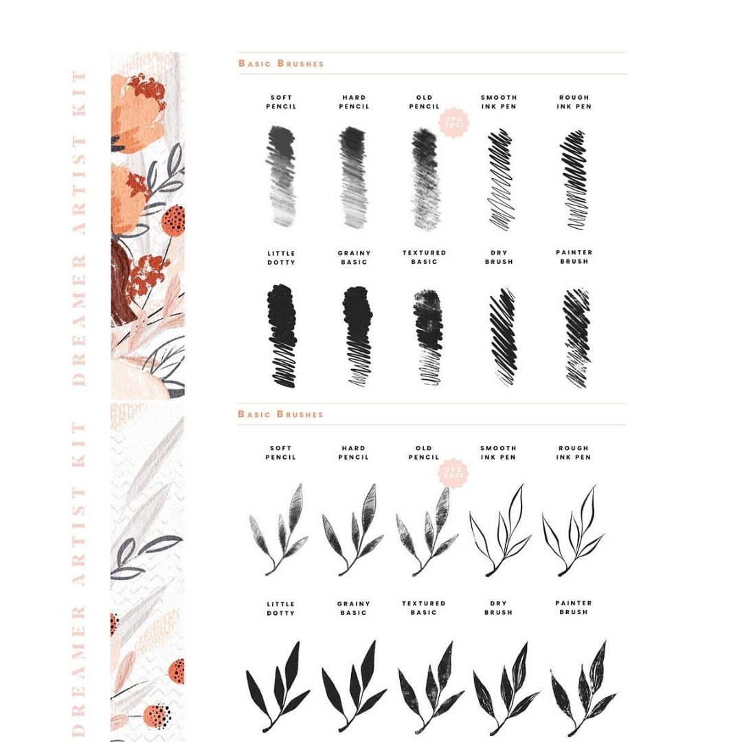 178 Dreamer Artist Kit for Procreate