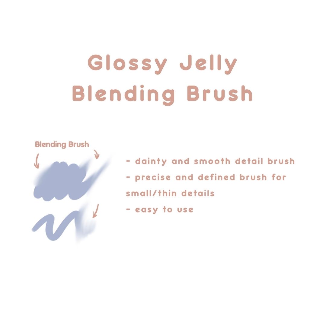 Glossy Jelly Anime Style Brush Set for Procreate