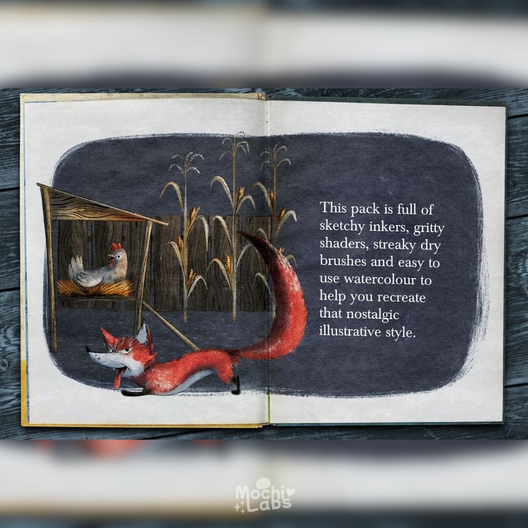 Nostalgic Illustration Brushes for Procreate